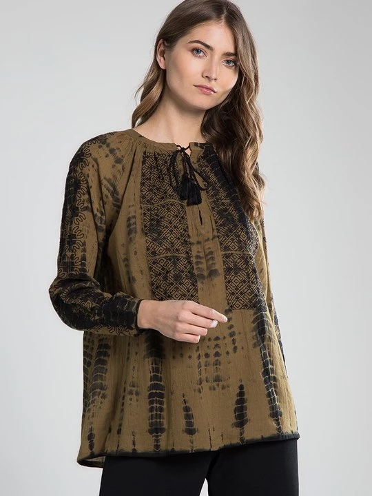 Foto van product Blouse Antik Batik kaki