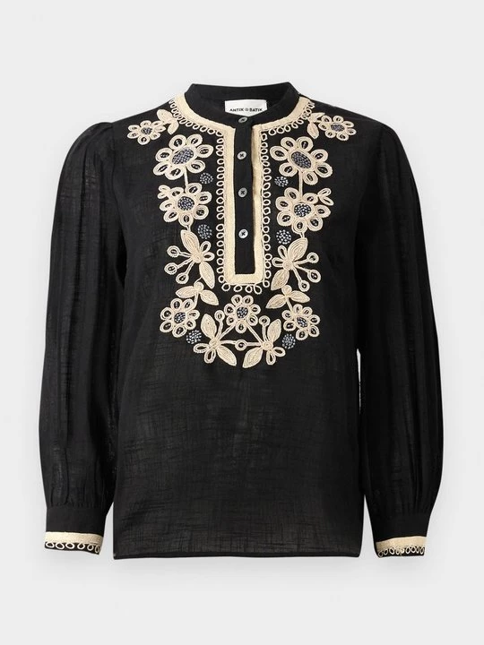 Foto van product Blouse Antik Batik zwart