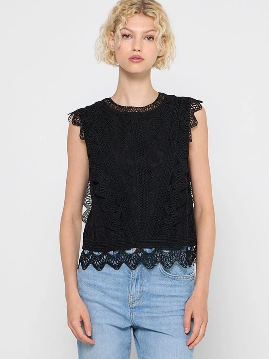 Foto van product Blouse Apart Glamour zwart