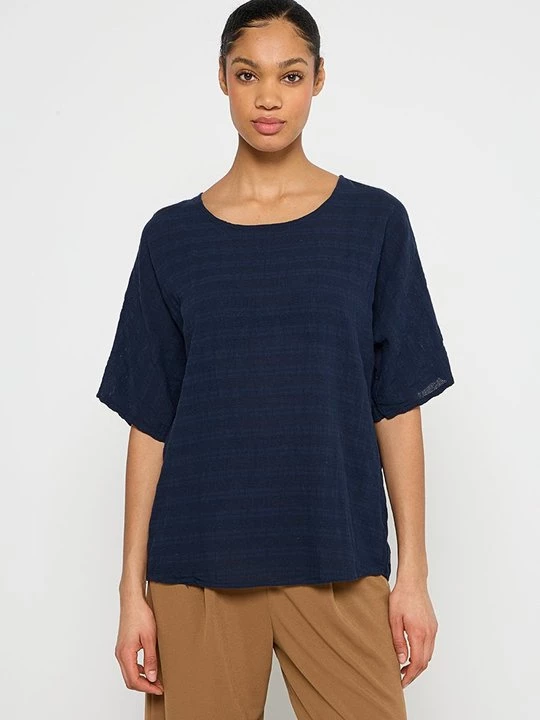Foto van product Blouse Apricot donkerblauw