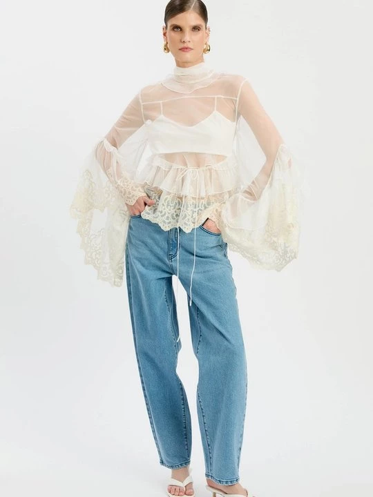 Foto van product Blouse bardot crème