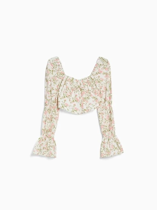 Foto van product Blouse Bershka bruin