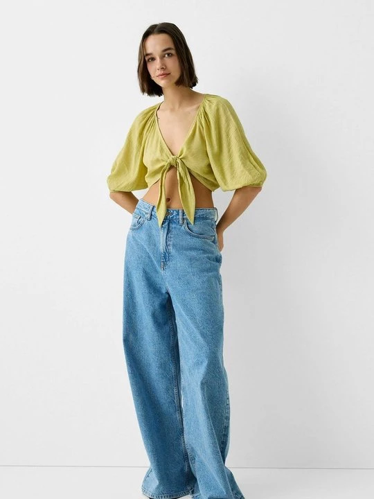 Foto van product Blouse Bershka kaki