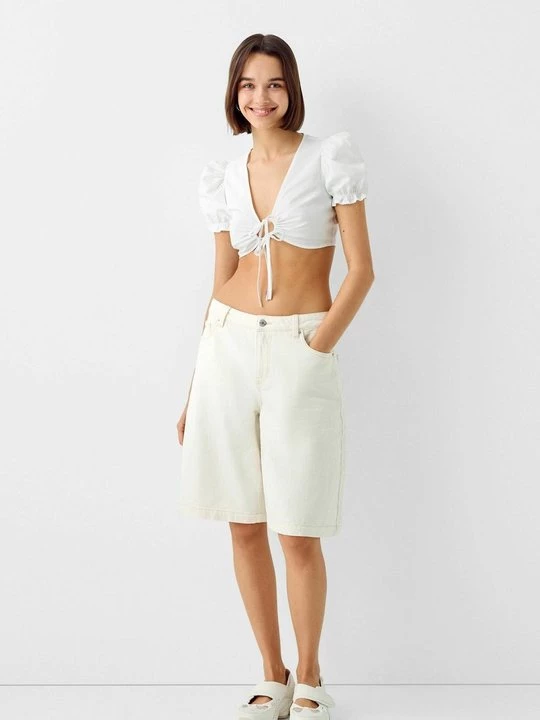 Foto van product Blouse Bershka wit