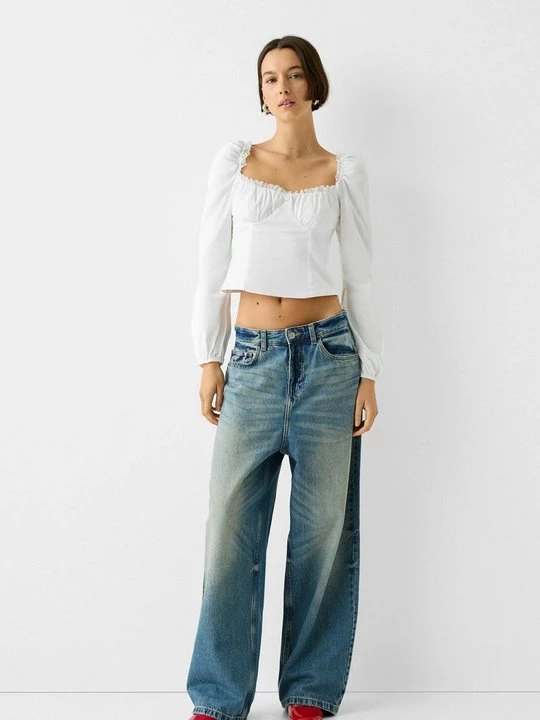 Foto van product Blouse Bershka wit