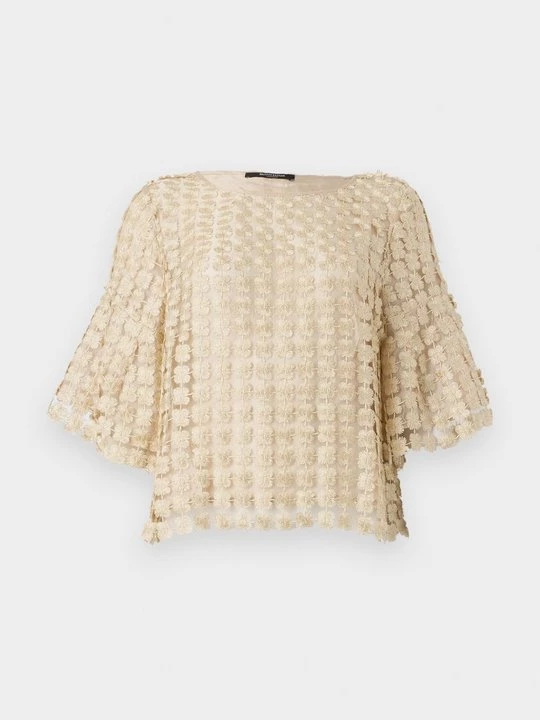 Foto van product Blouse Bruuns Bazaar goudkleurig
