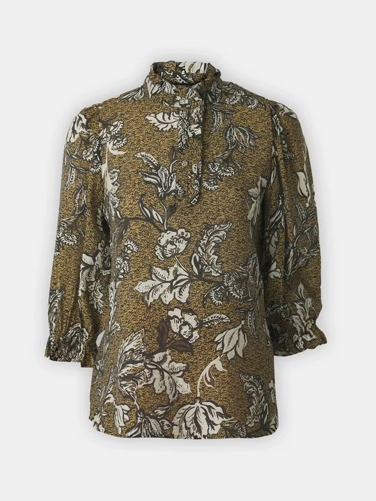 Foto van product Blouse Bruuns Bazaar kaki