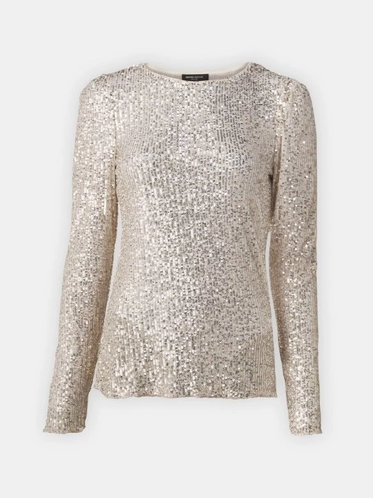 Foto van product Blouse Bruuns Bazaar zilverkleurig