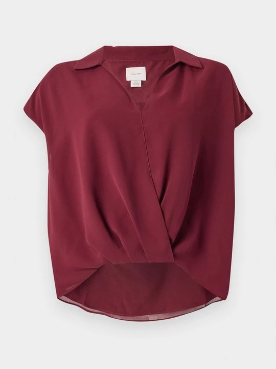 Foto van product Blouse Calvin Klein bordeauxrood