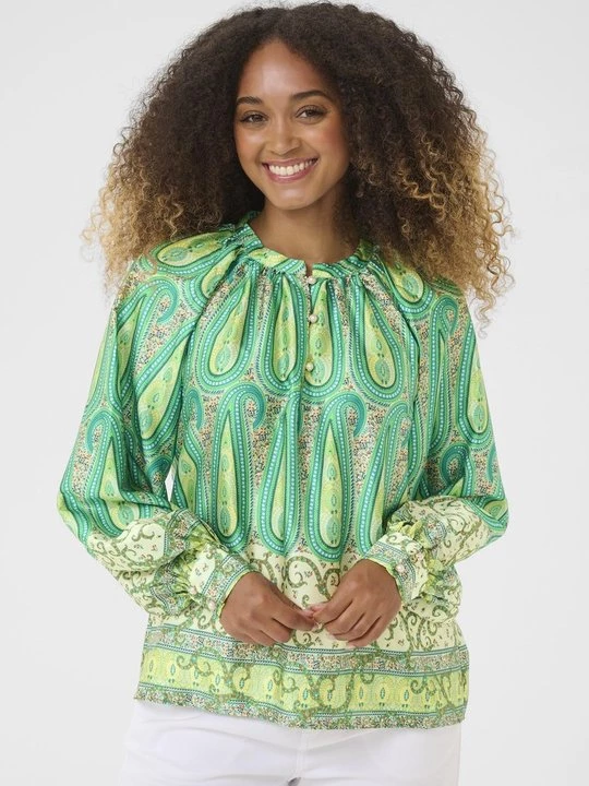 Foto van product Blouse Cream groen