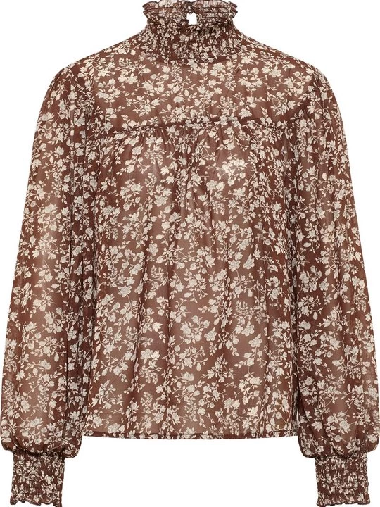 Foto van product Blouse Dreimaster gemêleerd donkerblauw
