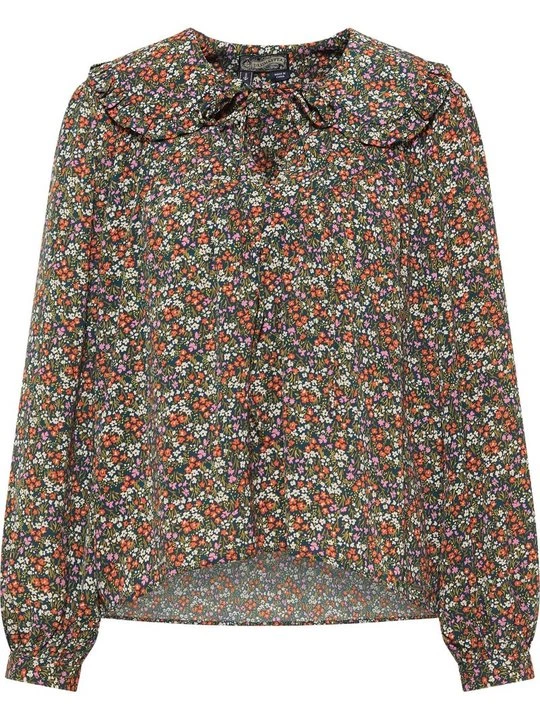 Foto van product Blouse Dreimaster gemêleerd zwart