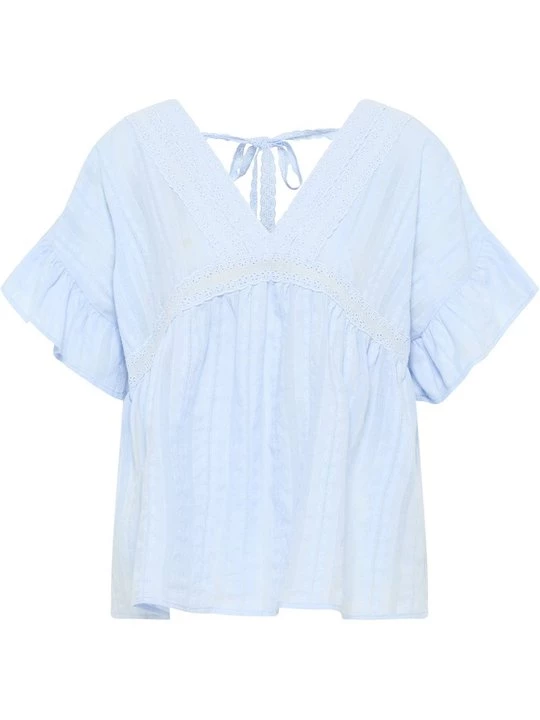 Foto van product Blouse Dreimaster lichtblauw