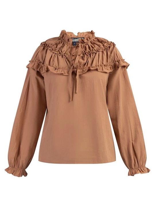 Foto van product Blouse Dreimaster okergeel
