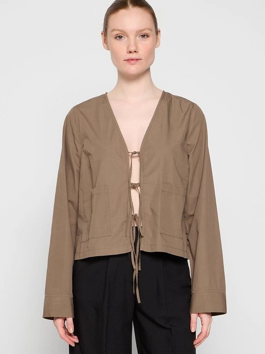 Foto van product Blouse Envii olijfgroen