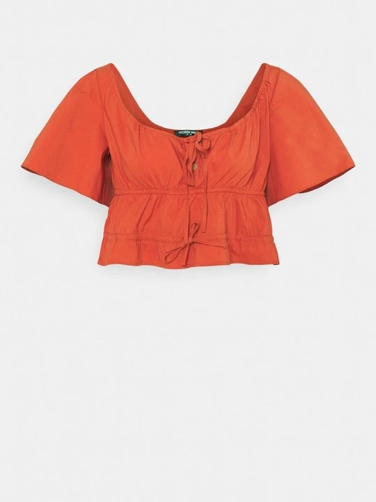 Foto van product Blouse Fashion Union bruin