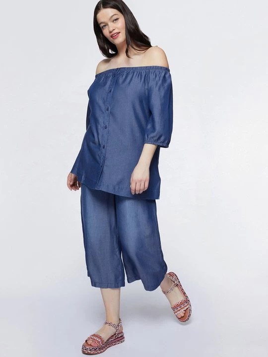 Foto van product Blouse Fiorella Rubino blauw