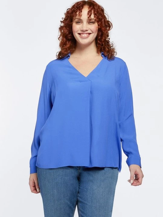 Foto van product Blouse Fiorella Rubino lichtblauw