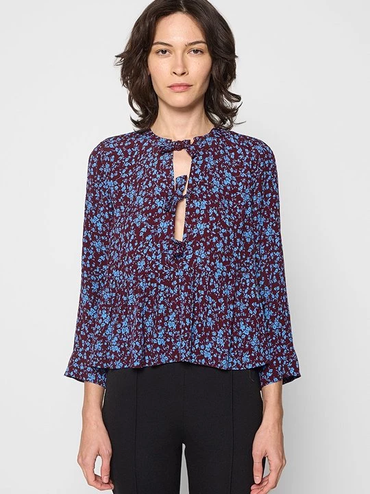 Foto van product Blouse Ganni bordeauxrood