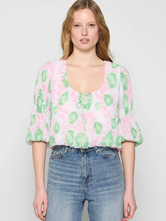Foto van product Blouse Ganni donkerroze