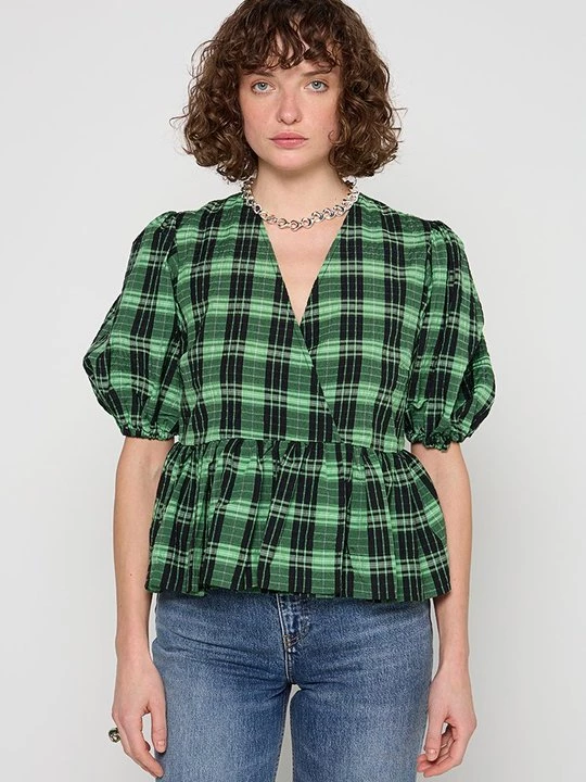 Foto van product Blouse Ganni groen