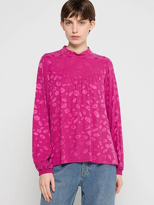 Foto van product Blouse Hugo donkerroze