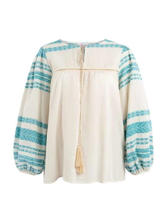 Foto van product Blouse IZIA turquoise