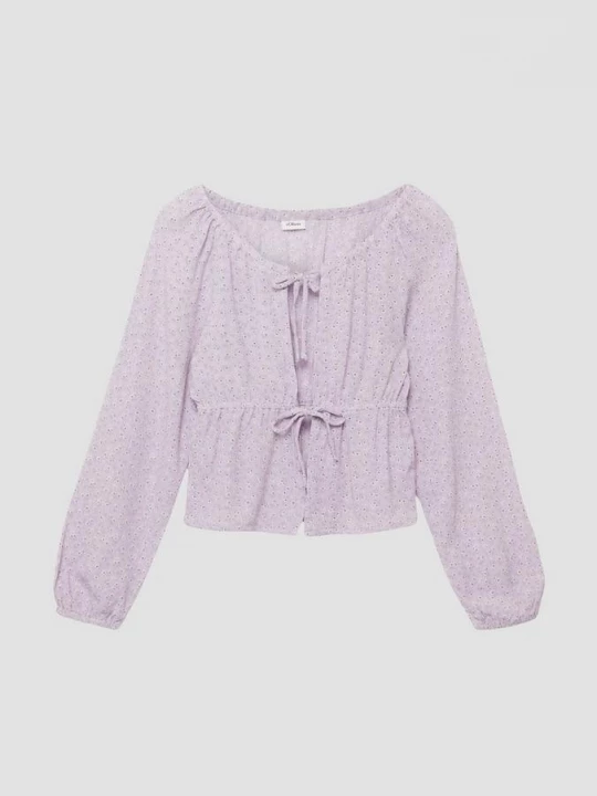 Foto van product Blouse jas met stropdas linten s.Oliver