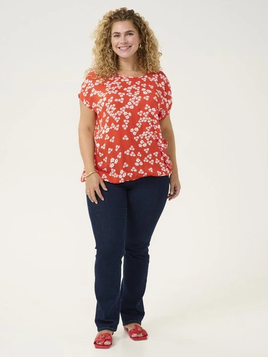 Foto van product Blouse Kaffe donkerrood