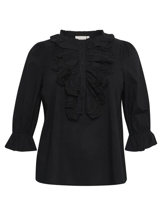 Foto van product Blouse Kaffe gemêleerd zwart