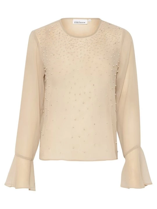 Foto van product Blouse Karen by Simonsen lichtbruin