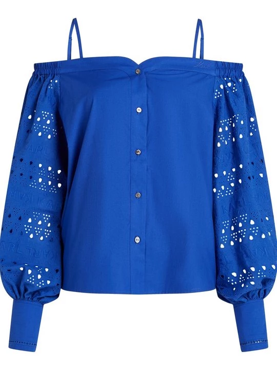 Foto van product Blouse KARL LAGERFELD blauw