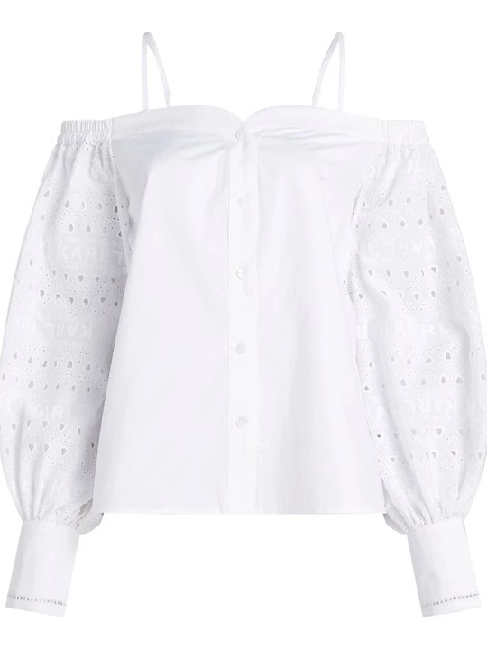Foto van product Blouse KARL LAGERFELD wit