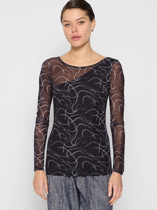 Foto van product Blouse KARL LAGERFELD zwart