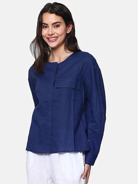Foto van product Blouse Le Jardin du Lin blauw