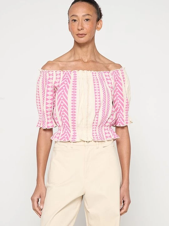 Foto van product Blouse Lollys Laundry donkerroze