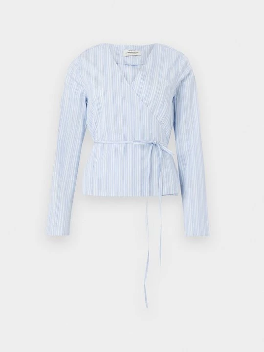 Foto van product Blouse Mads Nørgaard lichtblauw