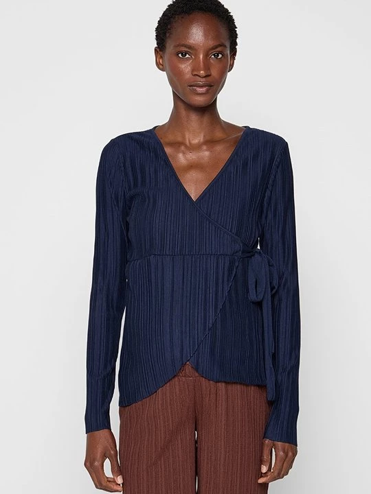 Foto van product Blouse Mamalicious donkerblauw