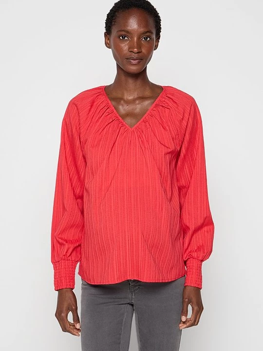 Foto van product Blouse Mamalicious donkerrood