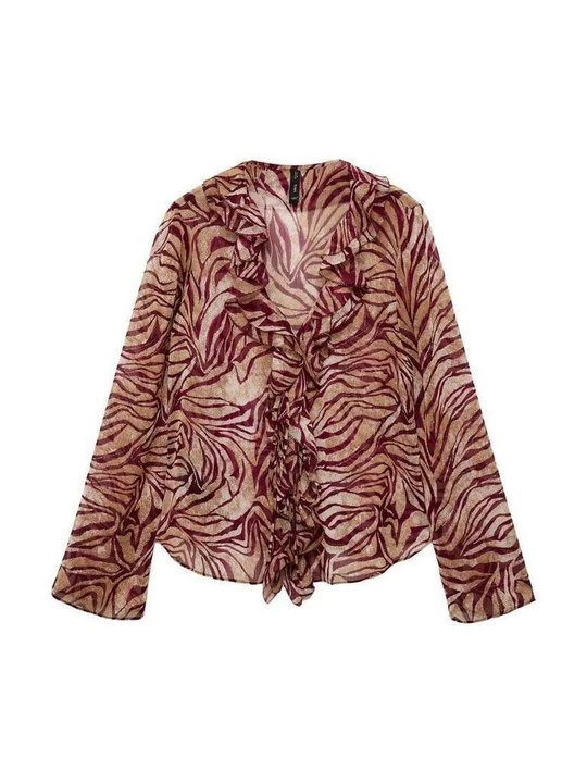Foto van product Blouse Mango bordeauxrood