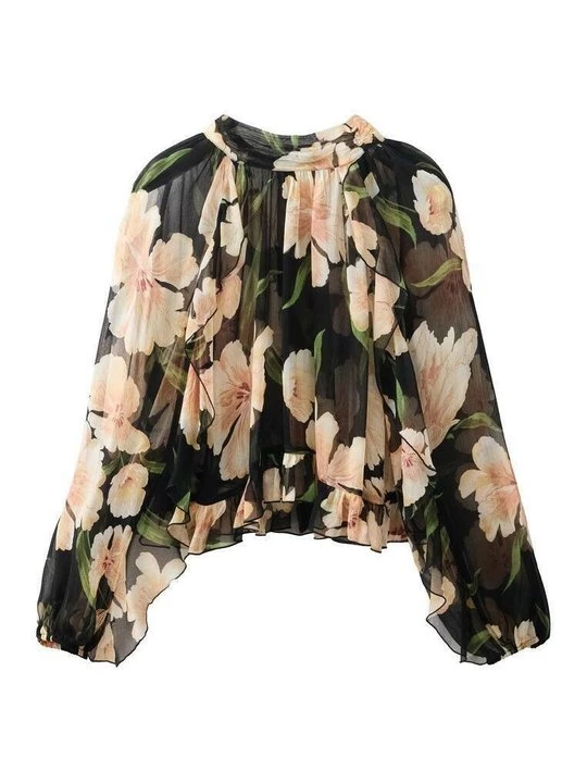 Foto van product Blouse Mango zwart