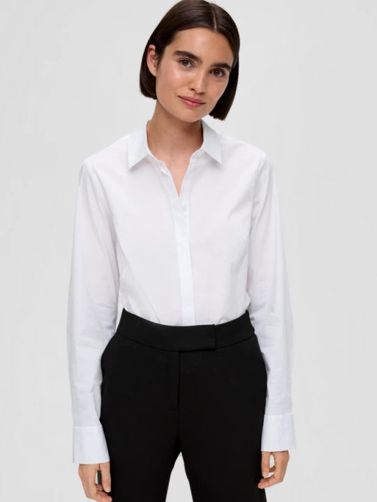 Foto van product Blouse met decoratieve stiksels s.Oliver wit