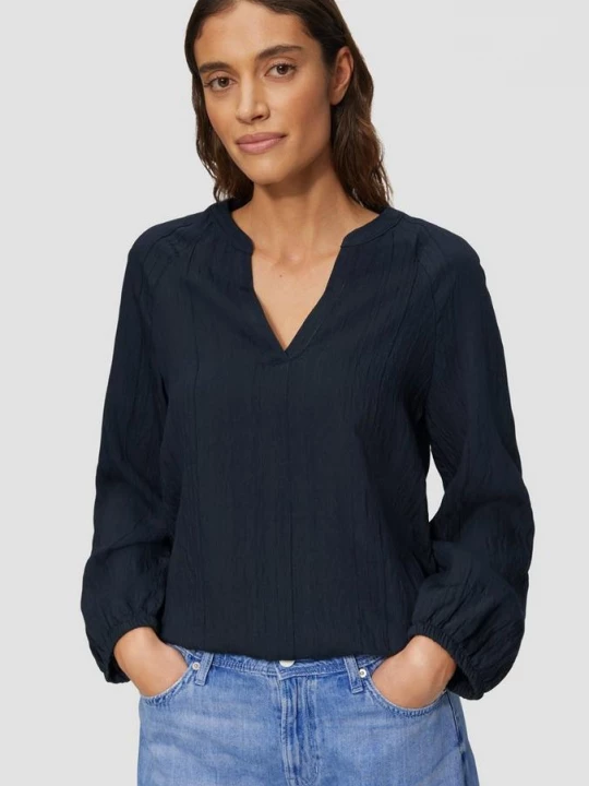 Foto van product Blouse met gestructureerde strepen s.Oliver blauw