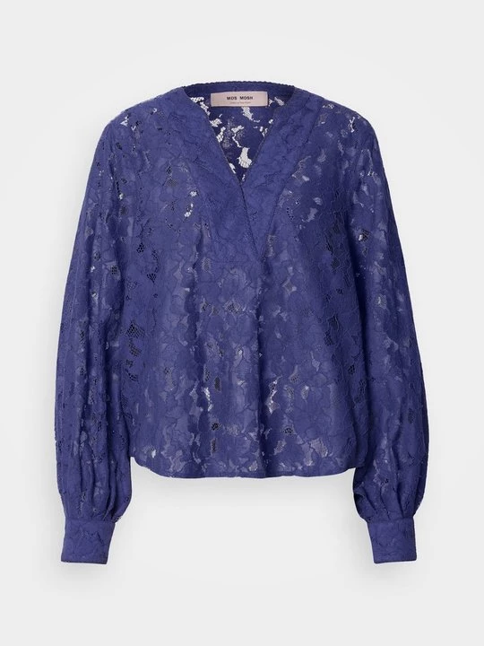 Foto van product Blouse MOS MOSH donkerblauw