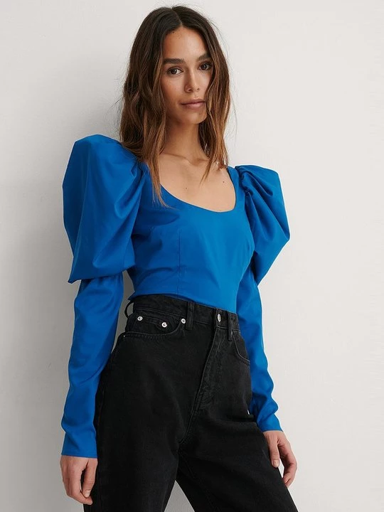 Foto van product Blouse NA-KD blauw