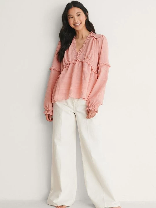 Foto van product Blouse NA-KD donkerroze