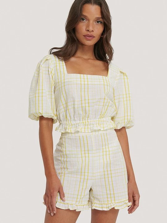 Foto van product Blouse NA-KD geel