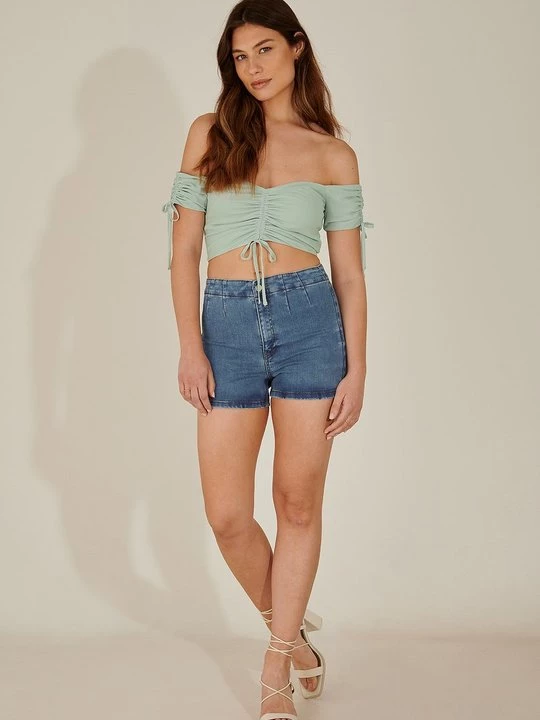 Foto van product Blouse NA-KD groen