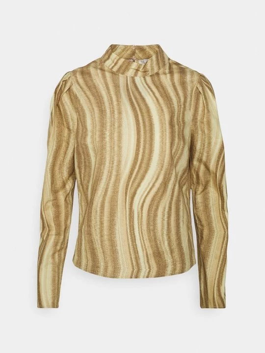 Foto van product Blouse NA-KD mosterdgeel