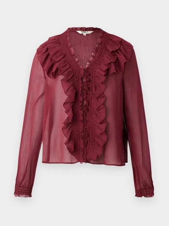 Foto van product Blouse Only bordeauxrood